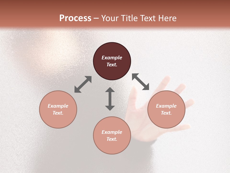 Sorrowful Stress Female PowerPoint Template