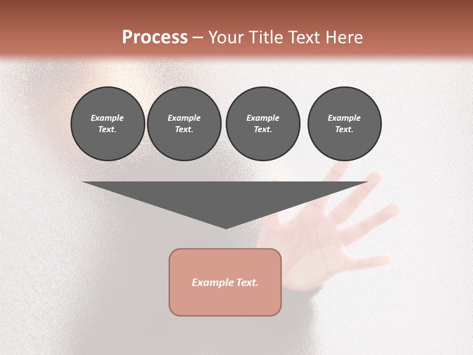 Sorrowful Stress Female PowerPoint Template