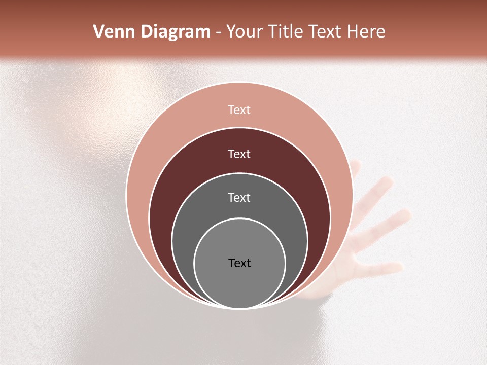 Sorrowful Stress Female PowerPoint Template