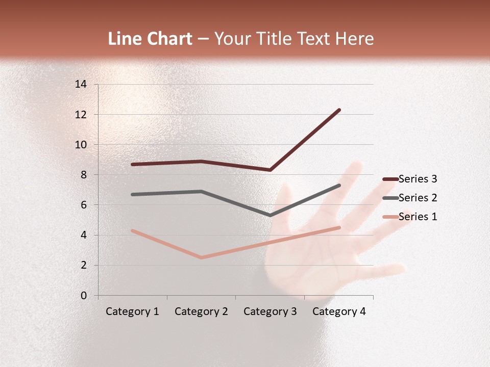 Sorrowful Stress Female PowerPoint Template