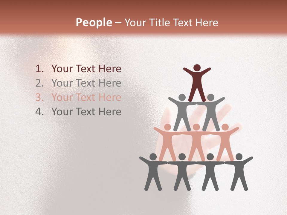 Sorrowful Stress Female PowerPoint Template