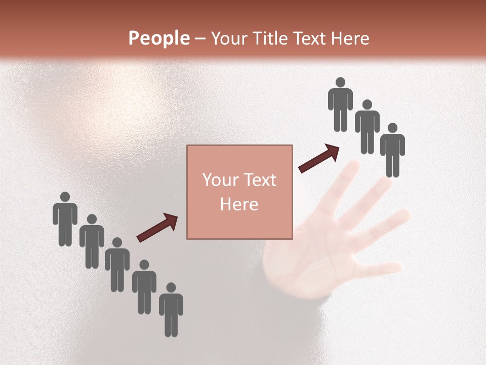 Sorrowful Stress Female PowerPoint Template