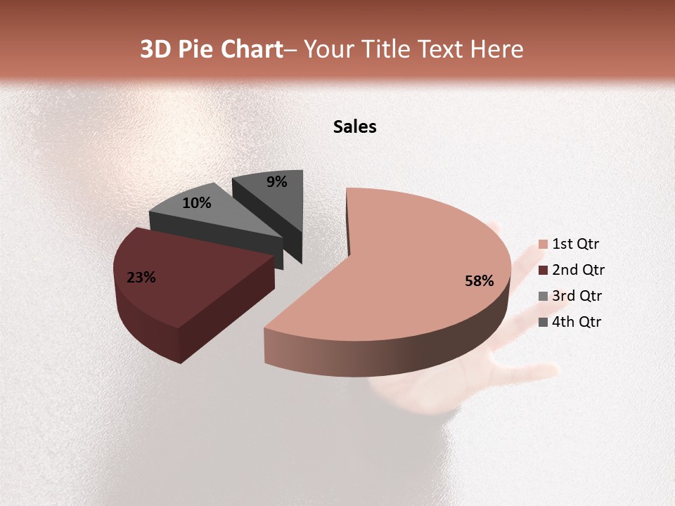 Sorrowful Stress Female PowerPoint Template