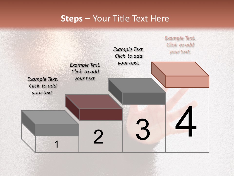 Sorrowful Stress Female PowerPoint Template