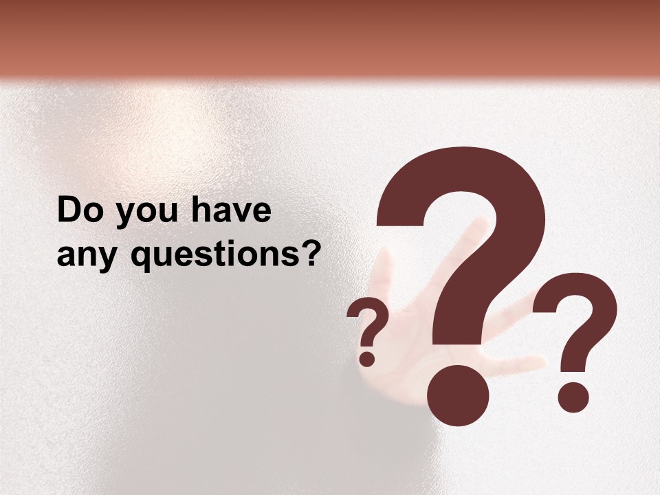 Sorrowful Stress Female PowerPoint Template