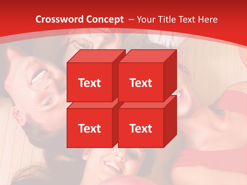 A Group Of People Holding Colorful Balls In A Circle PowerPoint Template