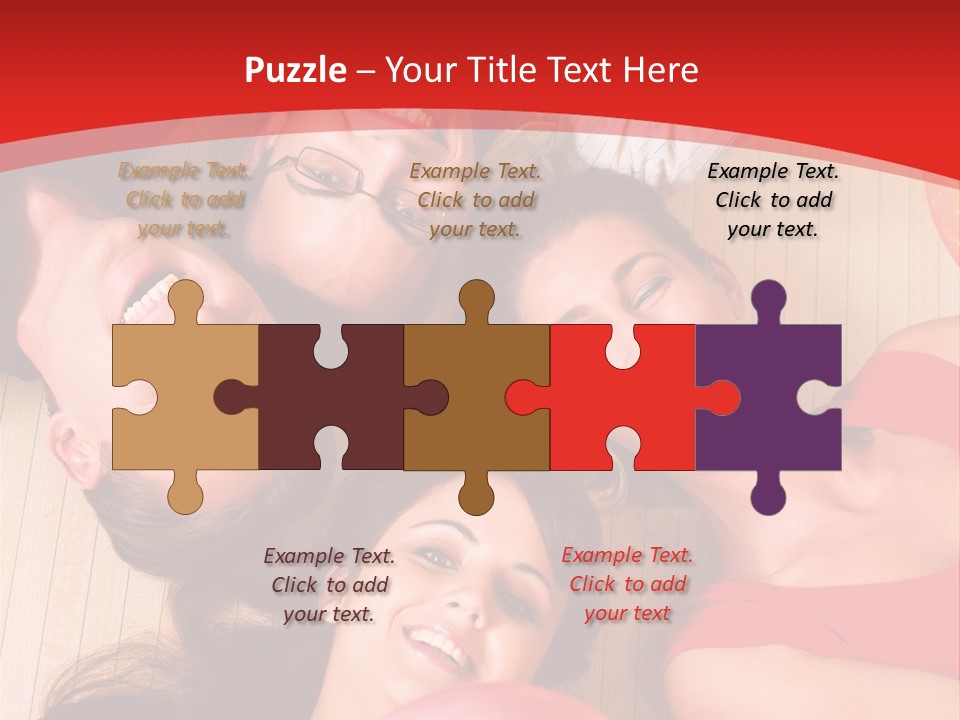 A Group Of People Holding Colorful Balls In A Circle PowerPoint Template