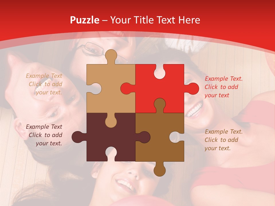 A Group Of People Holding Colorful Balls In A Circle PowerPoint Template