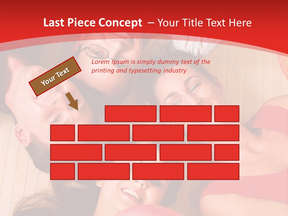 A Group Of People Holding Colorful Balls In A Circle PowerPoint Template