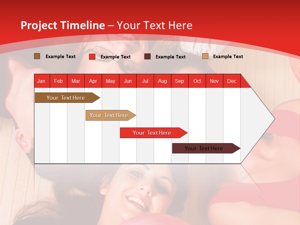 A Group Of People Holding Colorful Balls In A Circle PowerPoint Template