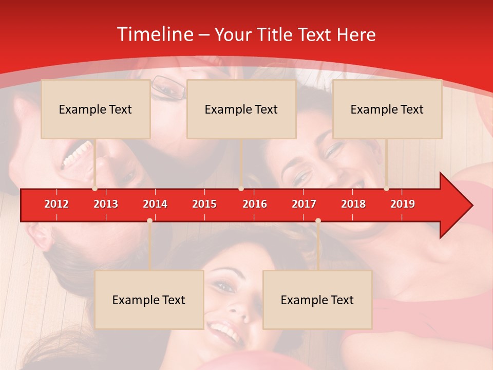 A Group Of People Holding Colorful Balls In A Circle PowerPoint Template