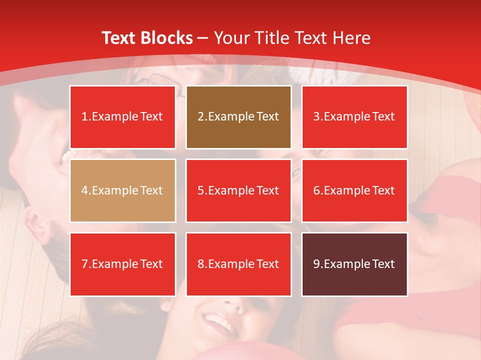 A Group Of People Holding Colorful Balls In A Circle PowerPoint Template