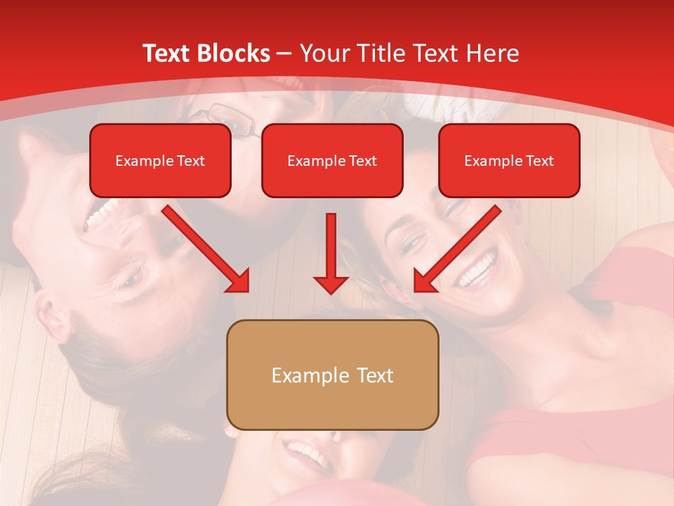 A Group Of People Holding Colorful Balls In A Circle PowerPoint Template