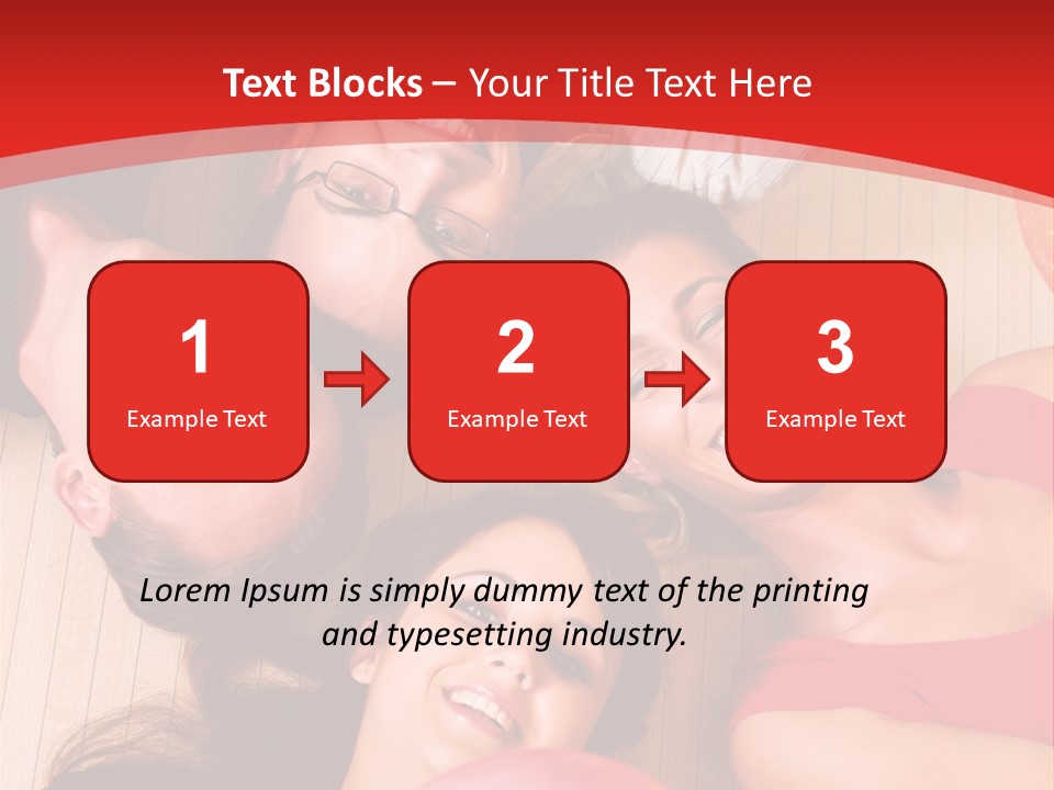 A Group Of People Holding Colorful Balls In A Circle PowerPoint Template