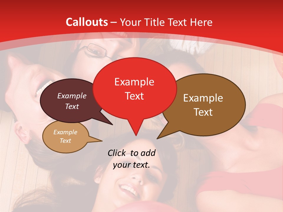 A Group Of People Holding Colorful Balls In A Circle PowerPoint Template