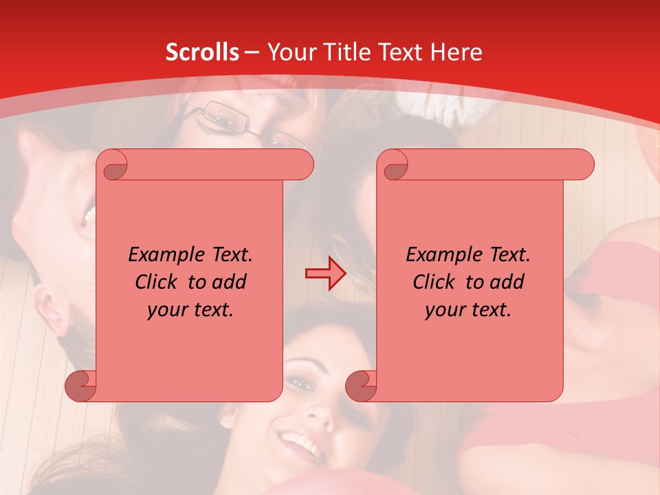 A Group Of People Holding Colorful Balls In A Circle PowerPoint Template