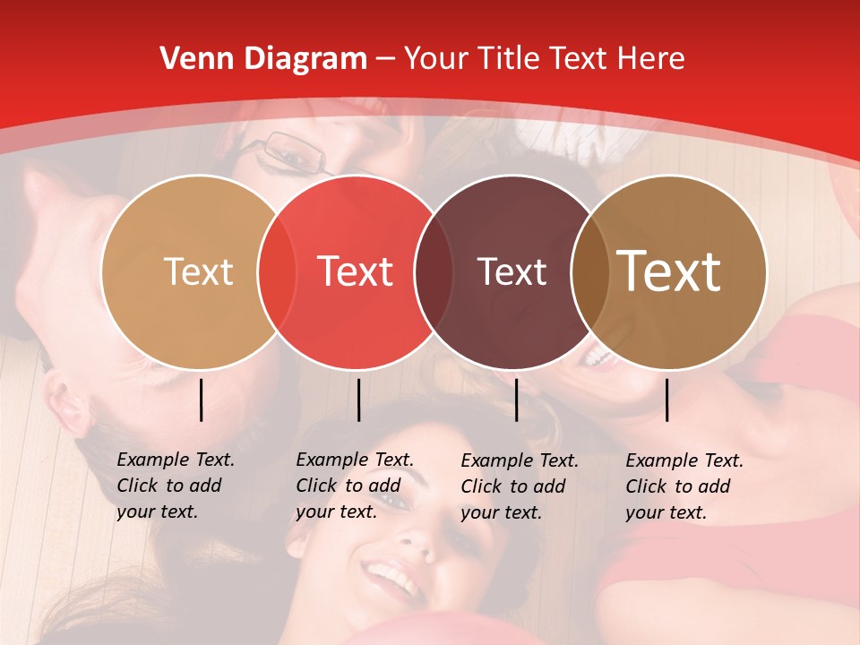 A Group Of People Holding Colorful Balls In A Circle PowerPoint Template