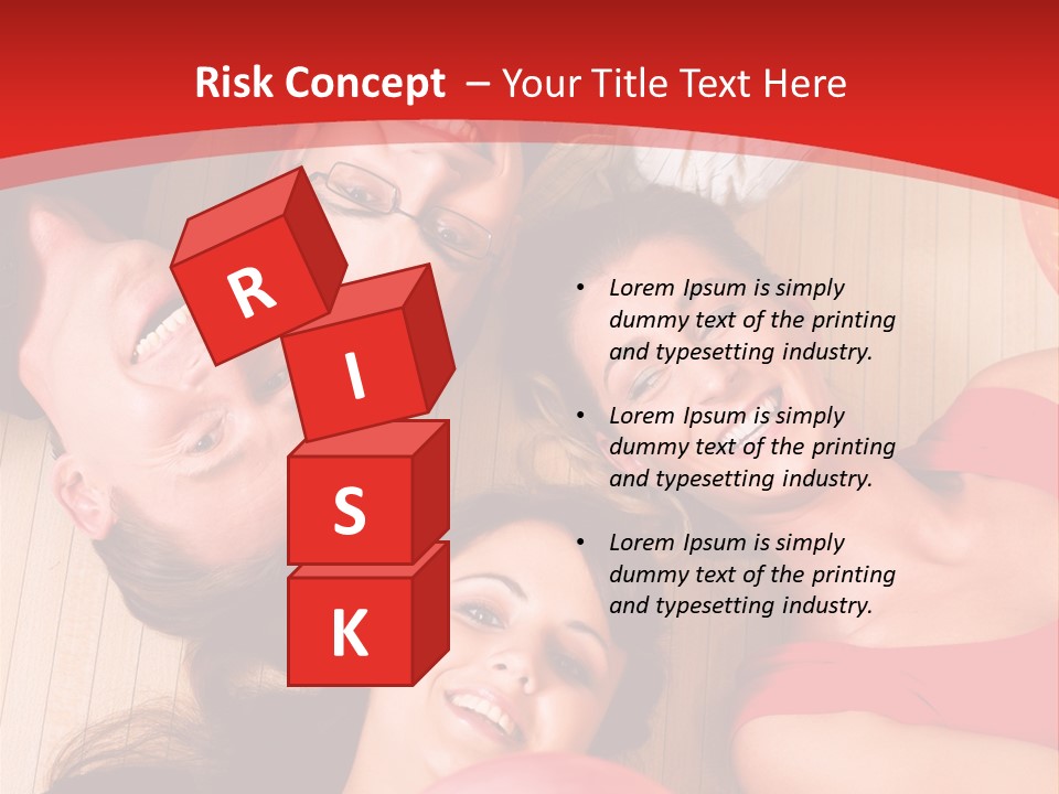 A Group Of People Holding Colorful Balls In A Circle PowerPoint Template