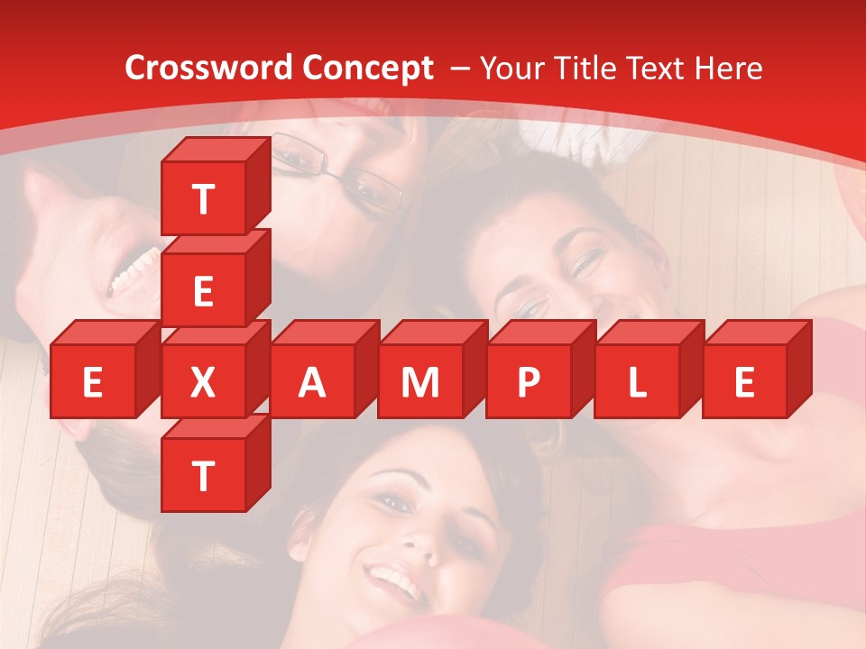 A Group Of People Holding Colorful Balls In A Circle PowerPoint Template