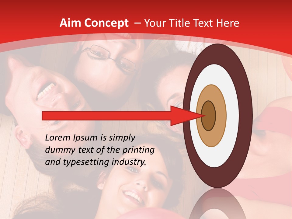 A Group Of People Holding Colorful Balls In A Circle PowerPoint Template