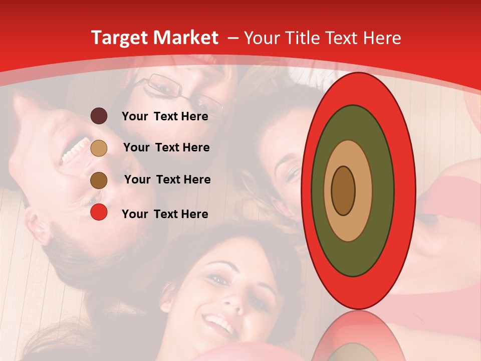 A Group Of People Holding Colorful Balls In A Circle PowerPoint Template