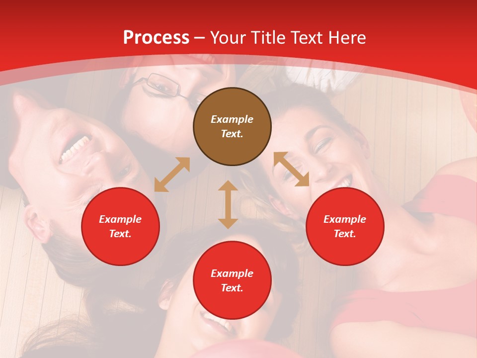 A Group Of People Holding Colorful Balls In A Circle PowerPoint Template