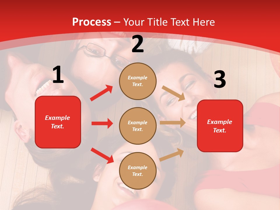 A Group Of People Holding Colorful Balls In A Circle PowerPoint Template