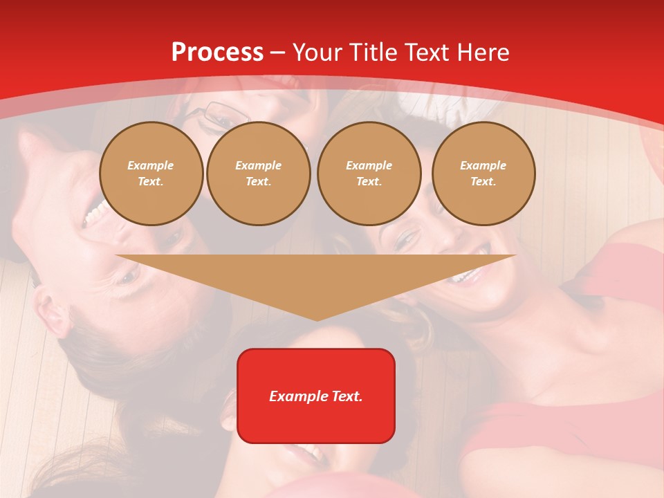 A Group Of People Holding Colorful Balls In A Circle PowerPoint Template