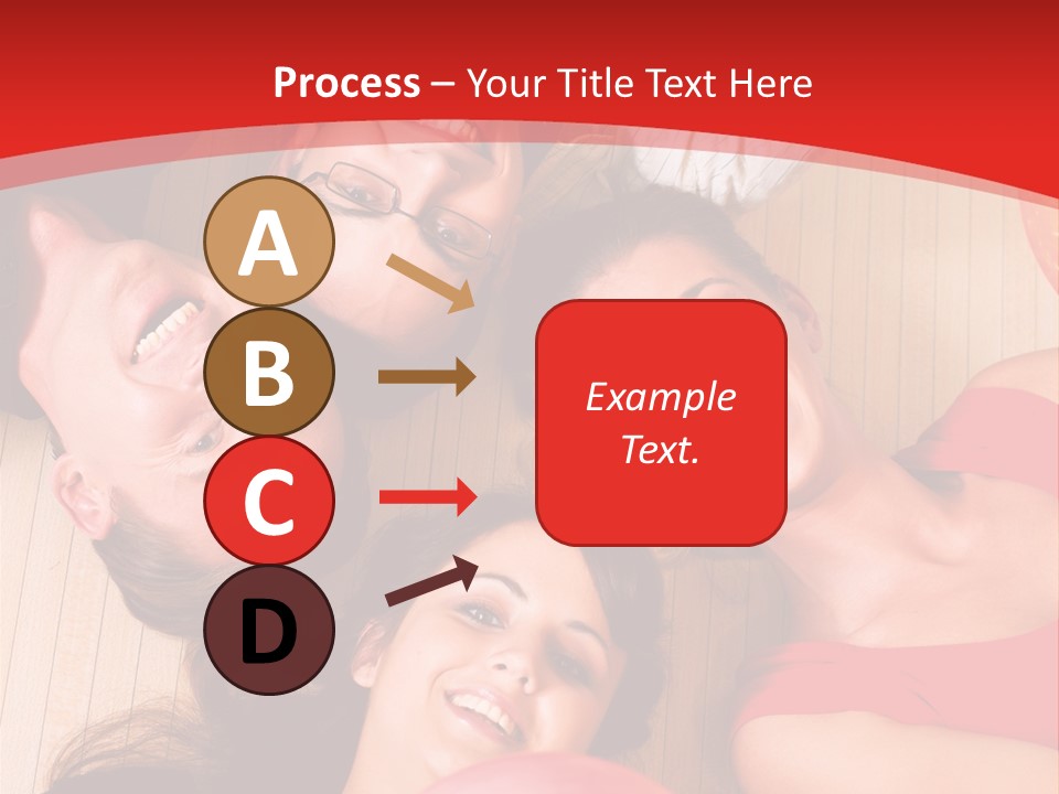 A Group Of People Holding Colorful Balls In A Circle PowerPoint Template