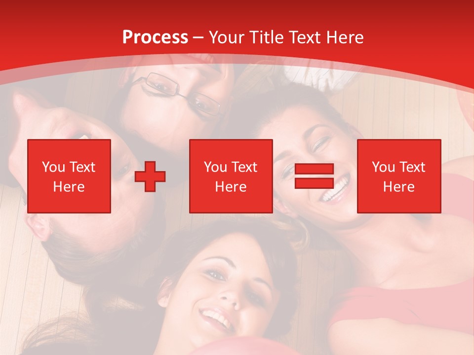 A Group Of People Holding Colorful Balls In A Circle PowerPoint Template