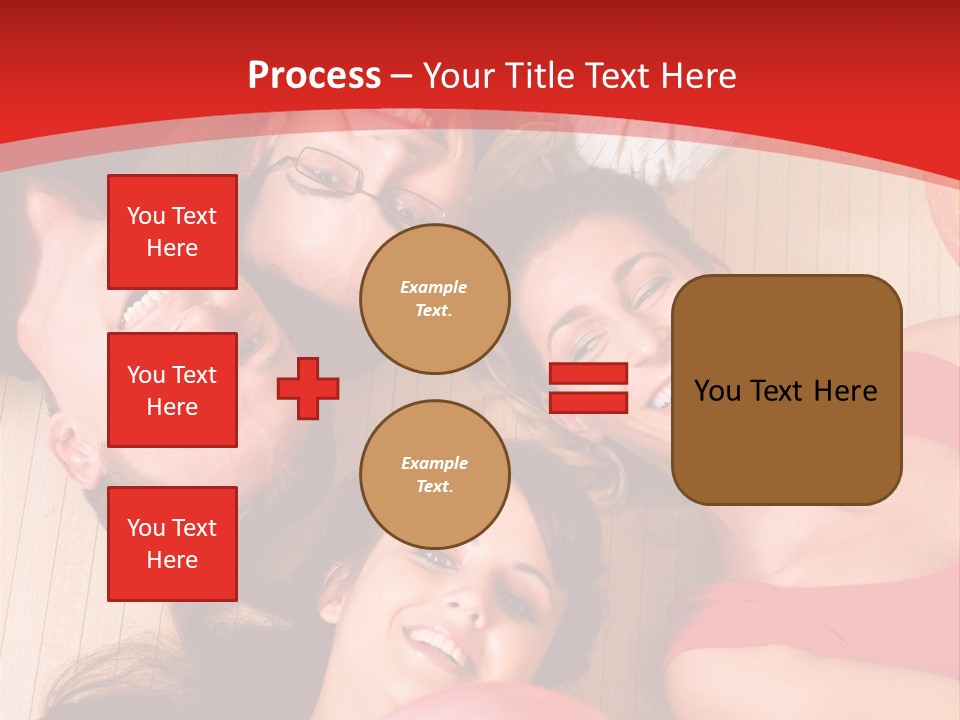 A Group Of People Holding Colorful Balls In A Circle PowerPoint Template