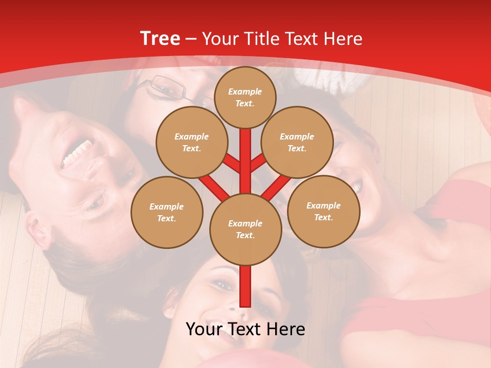 A Group Of People Holding Colorful Balls In A Circle PowerPoint Template