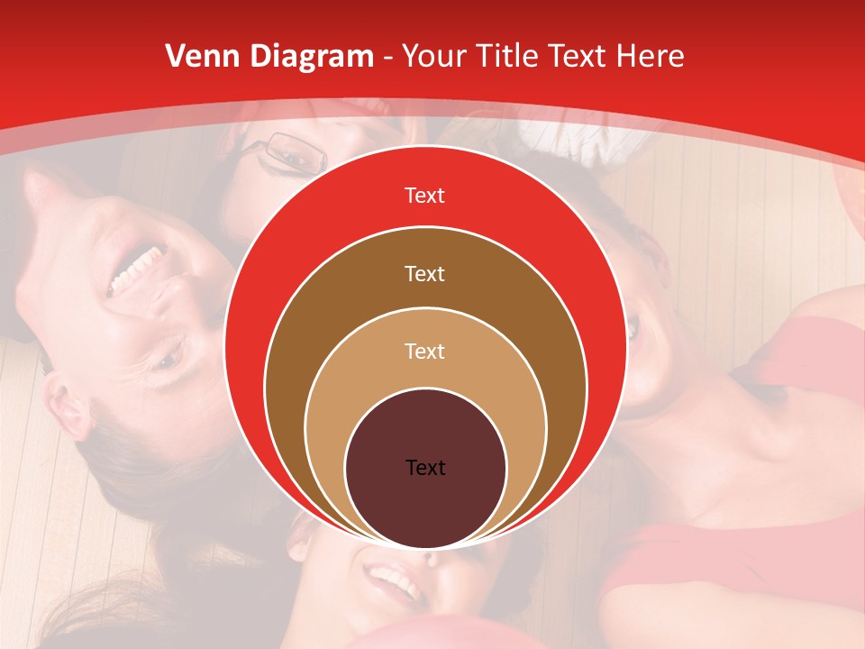 A Group Of People Holding Colorful Balls In A Circle PowerPoint Template