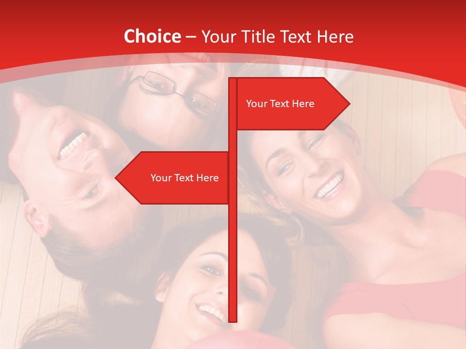 A Group Of People Holding Colorful Balls In A Circle PowerPoint Template