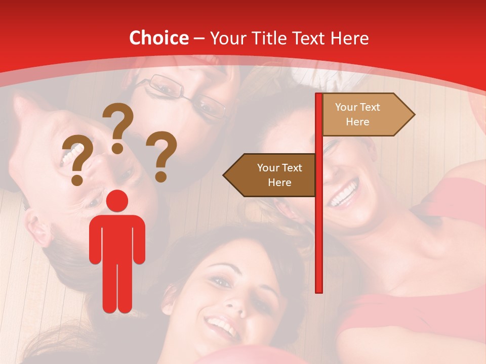 A Group Of People Holding Colorful Balls In A Circle PowerPoint Template