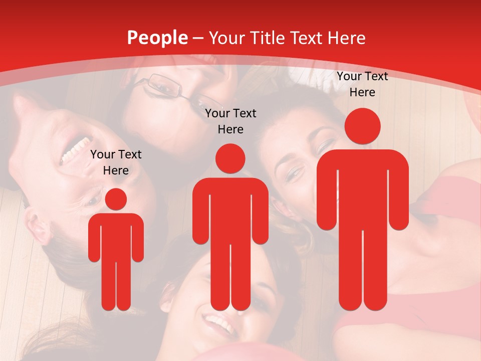 A Group Of People Holding Colorful Balls In A Circle PowerPoint Template