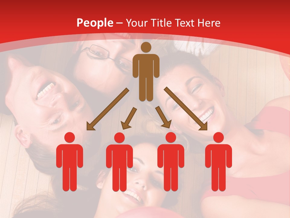 A Group Of People Holding Colorful Balls In A Circle PowerPoint Template