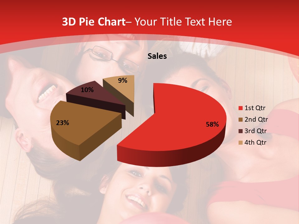 A Group Of People Holding Colorful Balls In A Circle PowerPoint Template