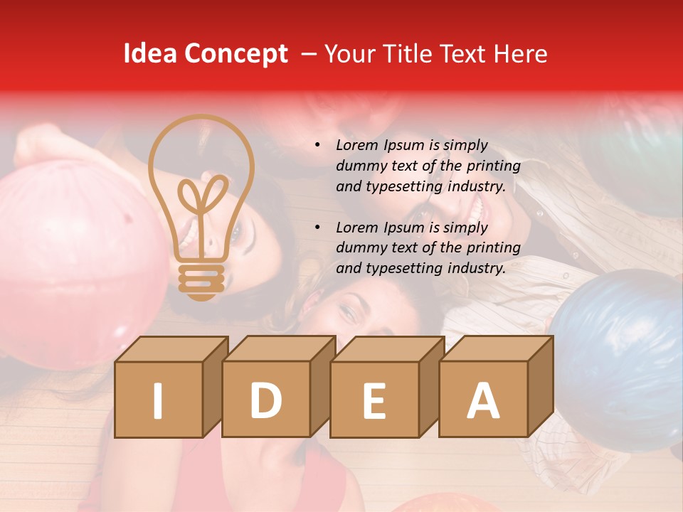 Residential Decoration Island PowerPoint Template