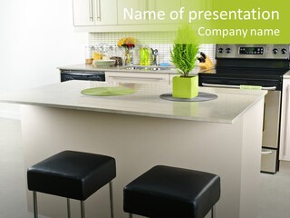 Residential Decoration Island PowerPoint Template