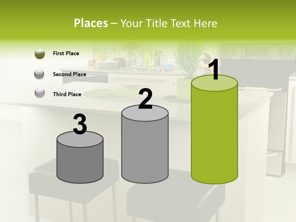 Residential Decoration Island PowerPoint Template