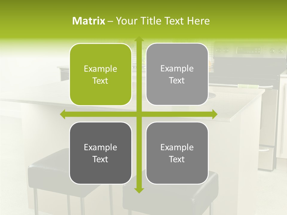 Residential Decoration Island PowerPoint Template