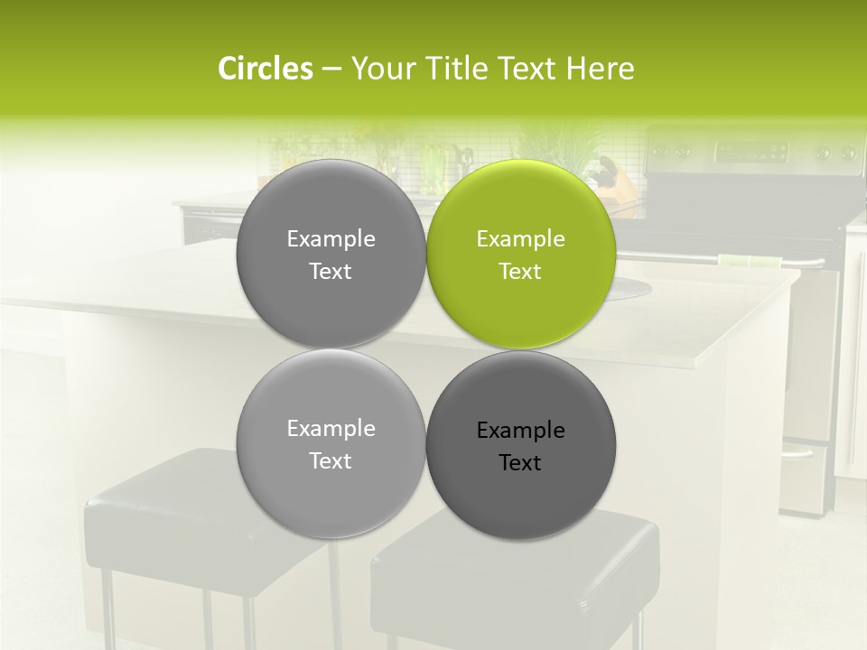 Residential Decoration Island PowerPoint Template