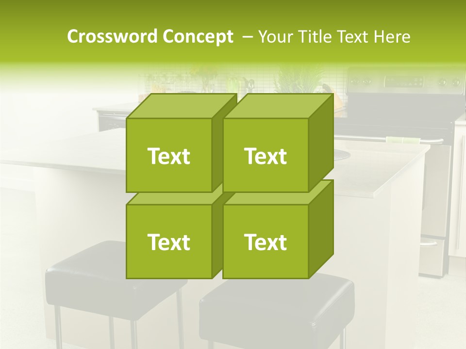 Residential Decoration Island PowerPoint Template
