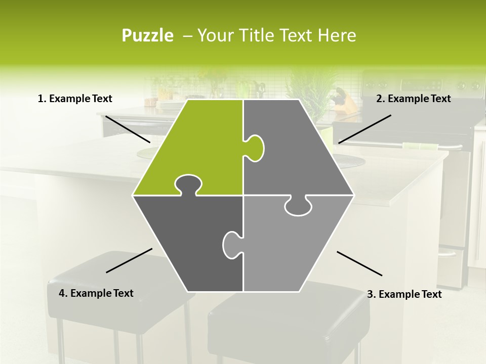 Residential Decoration Island PowerPoint Template