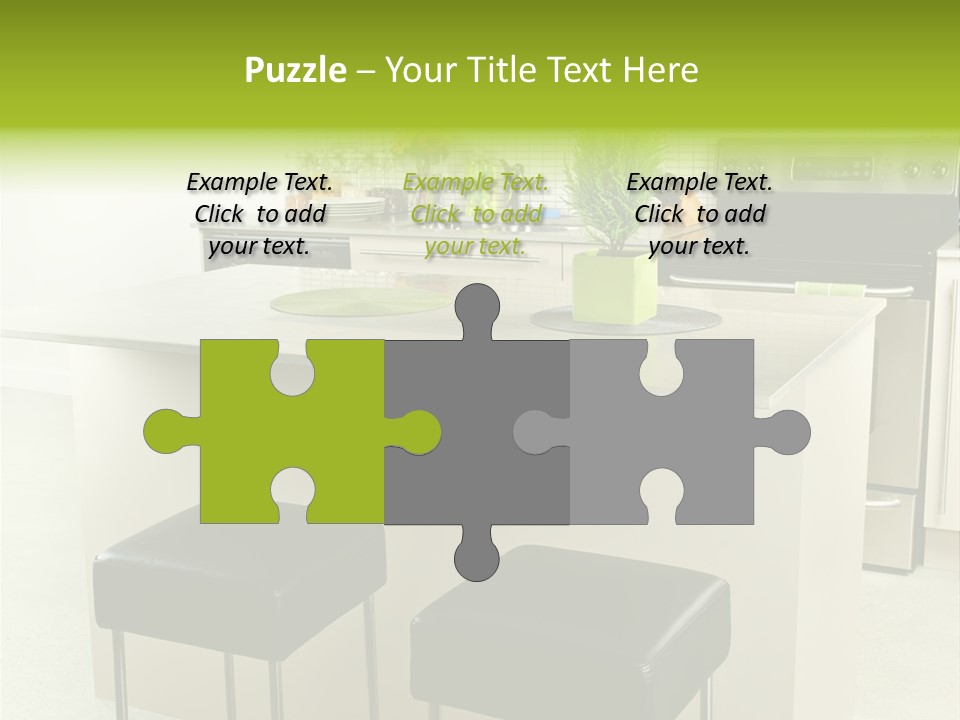 Residential Decoration Island PowerPoint Template