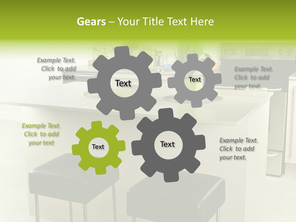 Residential Decoration Island PowerPoint Template