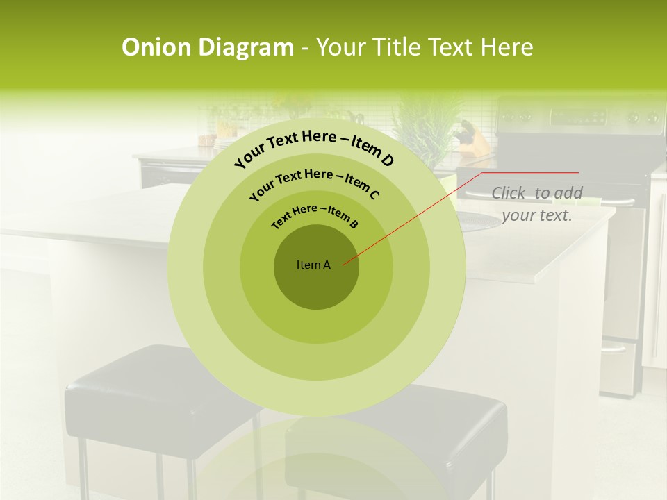 Residential Decoration Island PowerPoint Template