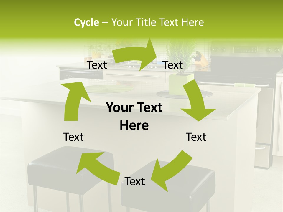 Residential Decoration Island PowerPoint Template