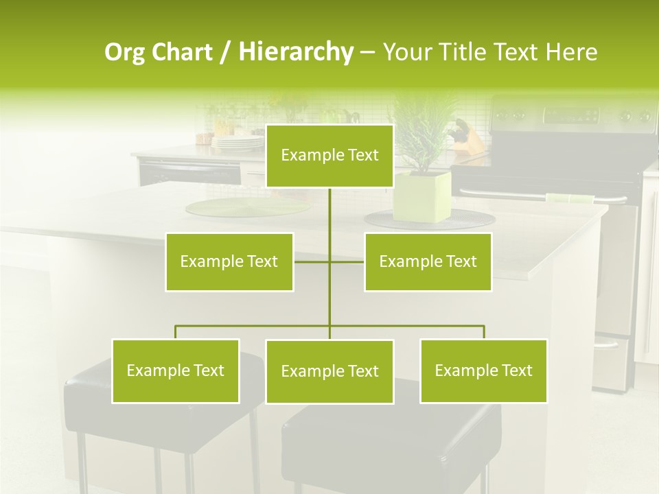Residential Decoration Island PowerPoint Template